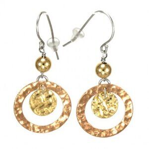 Yellow & Rose Gold Earrings